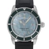 Up Close Front Facing Picture Of Breitling a17321 Stainless Steel Watch Pre Owned Condition
