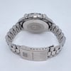 Back View Of Solid Back Case And Closed Stainless Steel Band Of OMEGA 3510.50.00 Watch Pre Owned Condition