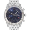 Up Close Front Facing Picture Of Breitling A24322121C2A1 Stainless Steel Watch Display Model Condition