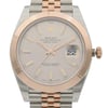 Up Close Front Facing Picture Of Rolex 126301 Stainless Steel Watch Unworn Condition