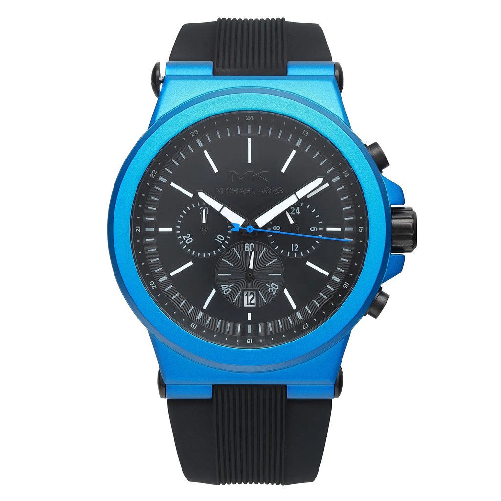 Front Full View Of Michael Kors MK8761 Stainless Steel Watch New With Defects Condition Excellent