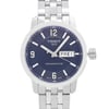 Up Close Front Facing Picture Of Tissot T055.430.11.047.00 Stainless Steel Watch Unworn Condition