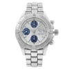 Front Full View Of Breitling A13340 Stainless Steel Watch Pre Owned Condition {Product Condition}