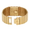 Back View Of Screwback Back Case And Open Gold Band Of Piaget 7131 C 701 Watch Pre Owned Condition