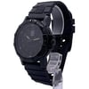 An image of a Wristwatch by Luminox. This Pre Owned item is designed for Men, featuring a Casual,Diver style. It has a Quartz movement and an Analog display with a Black dial color. The indices include 12-Hour Dial,Arabic Numerals. The band is made of Rubber and the case is made of Carbonox. The watch has a Round shape with a case size of 44 mm and a case thickness of 13 mm.