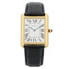 Front Full View Of Cartier W5200004 Gold 18kt Watch Pre Owned Condition Good