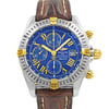 Up Close Front Facing Picture Of Breitling B13356 Stainless Steel Watch Pre Owned Condition