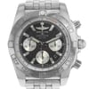 Up Close Front Facing Picture Of Breitling AB011012/B967-375A Stainless Steel Watch Pre Owned Condition