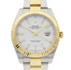Up Close Front Facing Picture Of Rolex 126333 Stainless Steel Watch Unworn Condition