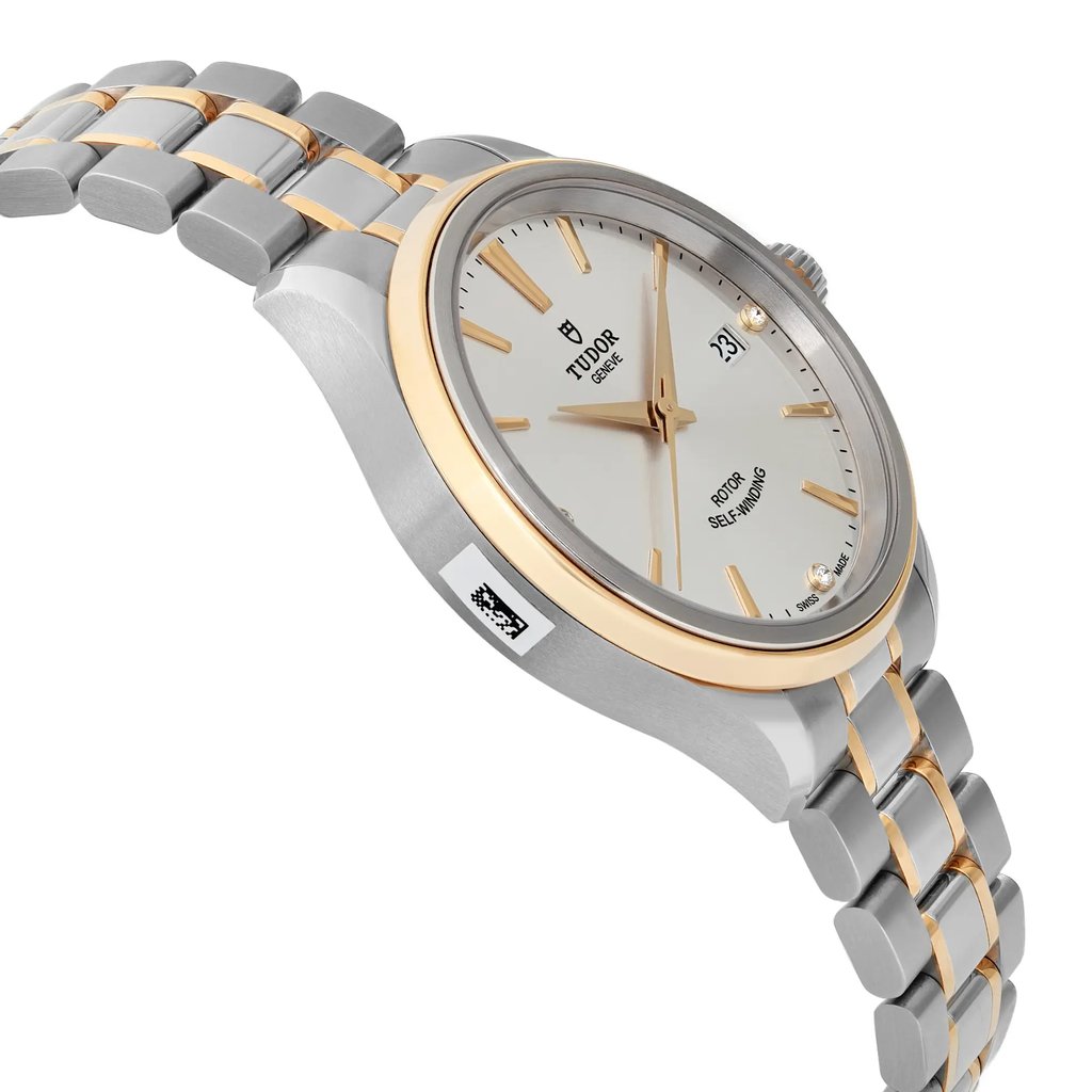 View Of Opposite Crown Facing Side Of TUDOR 12503-0005 Stainless Steel Watch Unworn Condition