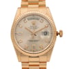 Up Close Front Facing Picture Of Rolex 118235 Rose Gold Watch Pre Owned Condition