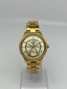Front Full View Of Michael Kors MK6588 Stainless Steel Watch New With Defects Condition {Product Condition}