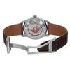 Back View Of Screwback Back Case And Open Leather Band Of Oris 01 749 7667 4051-07 5 21 70FC Watch Pre Owned Condition