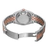 Back View Of Solid Back Case And Open Rose Gold,Stainless Steel Band Of Rolex 126231 Watch New Condition