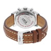 Back View Of {Caseback} Back Case And Closed Leather Band Of Breitling A4131012/G757-425X Watch Display Model Condition