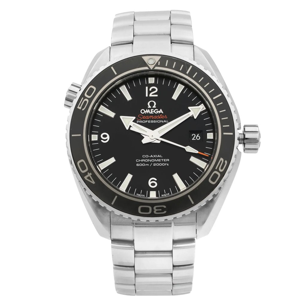 Front Full View Of OMEGA 232.30.46.21.01.001 Stainless Steel Watch Pre Owned Condition {Product Condition}