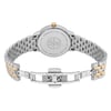 Back View Of Solid Back Case And Open Stainless Steel Band Of RAYMOND WEIL 5388-SPS-97081 Watch Pre Owned Condition