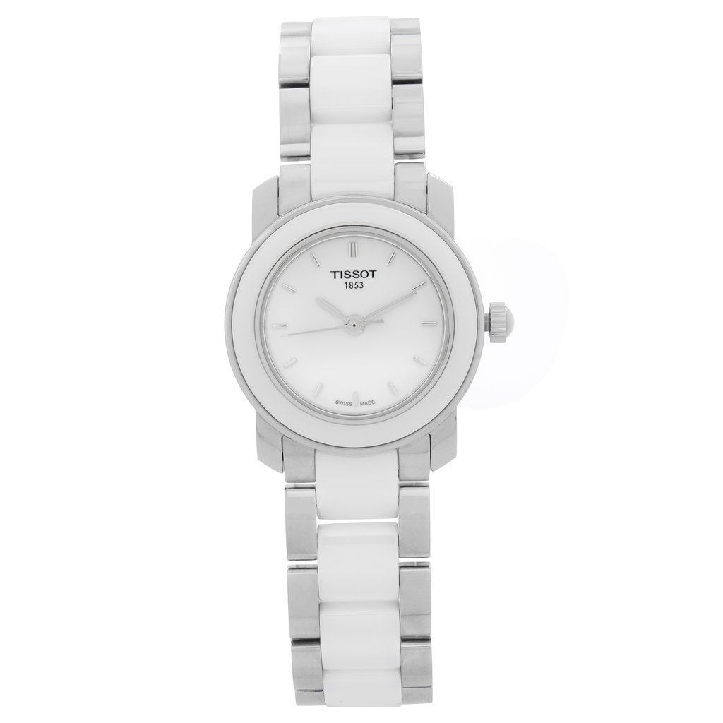Front Full View Of Tissot T064.210.22.011.00 Stainless Steel Watch Display Model Condition {Product Condition}