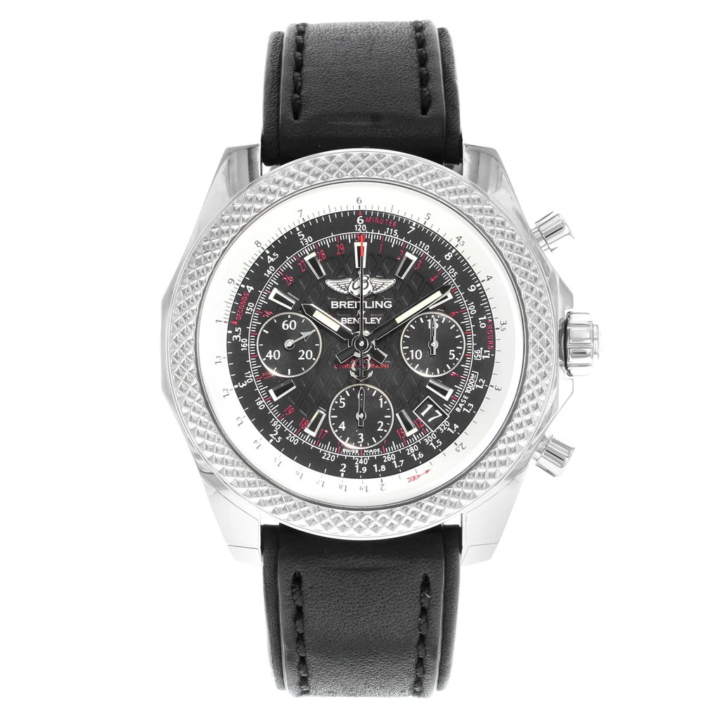 Front Full View Of Breitling AB061221/BD93-480X Stainless Steel Watch Display Model Condition {Product Condition}