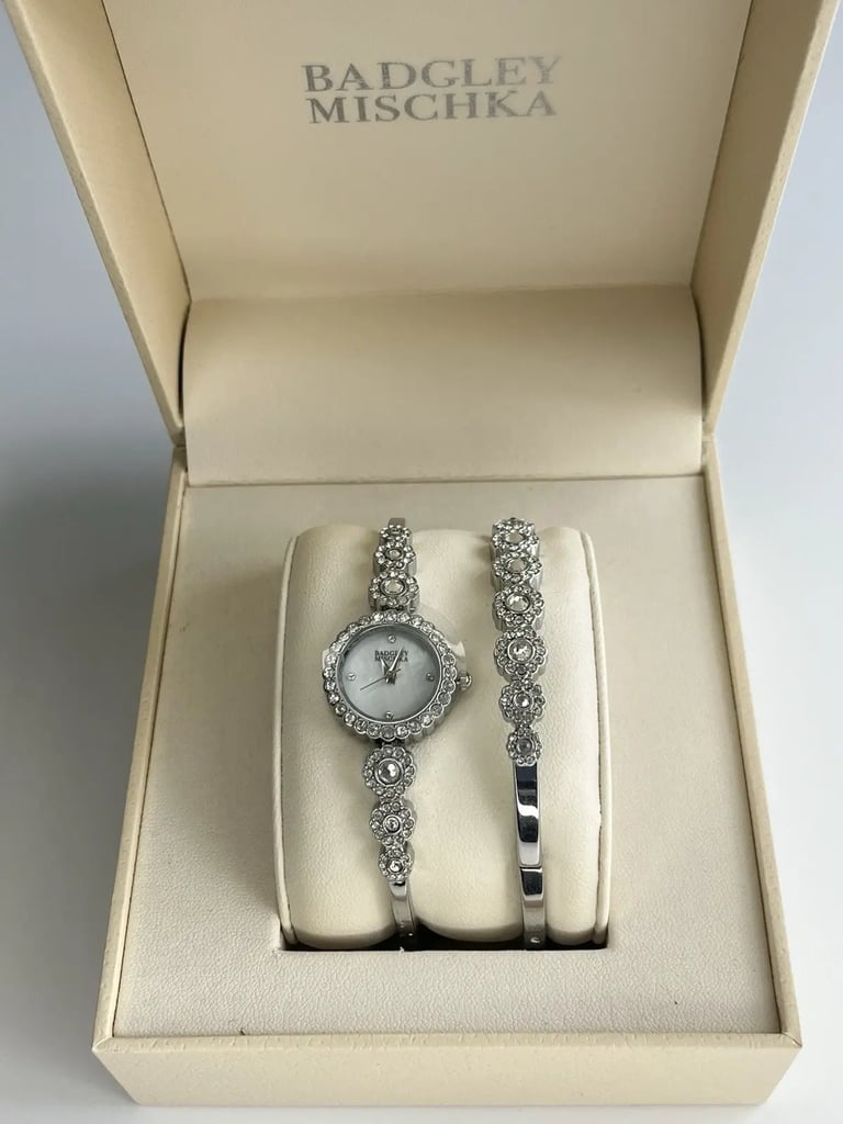 10th image of Badgley Mischka Badgley Mischka BA/1405SVST Wristwatch, Unworn condition