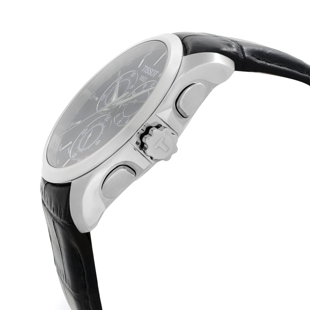 View Of Crown Facing Side Of Tissot T035.617.16.051.00 Stainless Steel Watch New Without Tags Condition