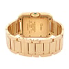 Back View Of {Caseback} Back Case And Closed Rose Gold Band Of Cartier W5310003 Watch Pre Owned Condition