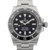 Up Close Front Facing Picture Of Rolex 114060 Stainless Steel Watch Pre Owned Condition