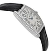 View Of Opposite Crown Facing Side Of Franck Muller 1752 QZ D White Gold Watch Pre Owned Condition