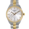 Up Close Front Facing Picture Of Tissot T101.452.22.031.00 Stainless Steel Watch Display Model Condition