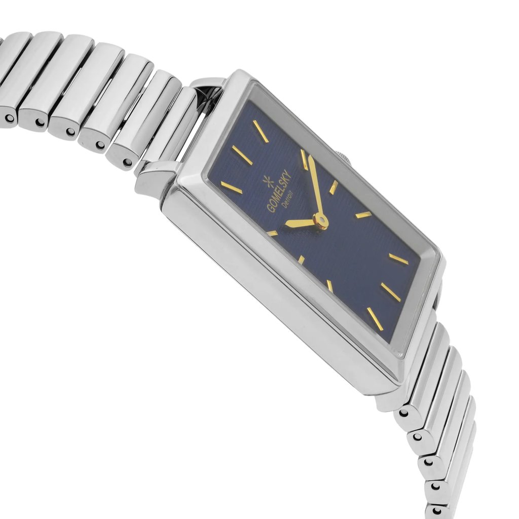 View Of Opposite Crown Facing Side Of Gomelsky G0120067028 Stainless Steel Watch Unworn Condition