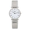 Front Full View Of Longines L4.755.4.11.C Stainless Steel Watch Unworn Condition Excellent