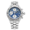 Front Full View Of Breitling A13035.1 Stainless Steel Watch Pre Owned Condition {Product Condition}