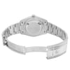 Back View Of Screwback Back Case And Open Stainless Steel Band Of Rolex 126300 Watch Pre Owned Condition