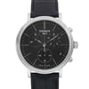 Up Close Front Facing Picture Of Tissot T122.417.16.051.00 Stainless Steel Watch Display Model Condition