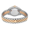 Back View Of Solid Back Case And Closed Stainless Steel,Gold Band Of Rolex 279383RBR Watch Pre Owned Condition