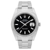 Front Full View Of Rolex 126334 Stainless Steel Watch Pre Owned Condition Excellent