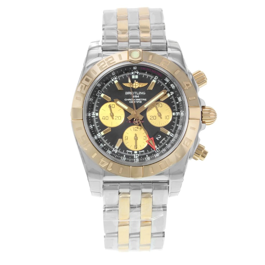 Front Full View Of Breitling CB042012/BB86-375C Stainless Steel Watch Display Model Condition {Product Condition}