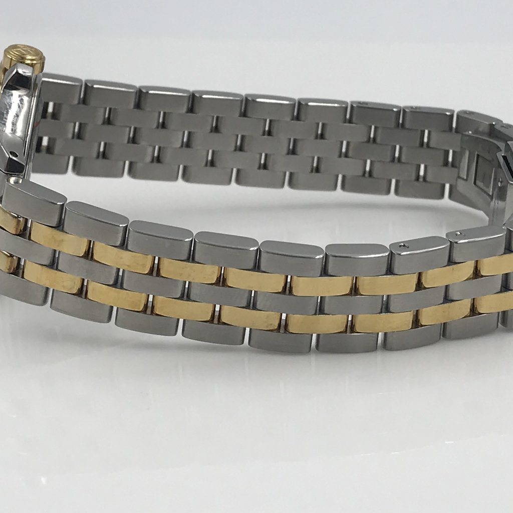 Back View Of Solid Back Case And Closed Stainless Steel Band Of RAYMOND WEIL 5399-SPS-00657 Watch Pre Owned Condition