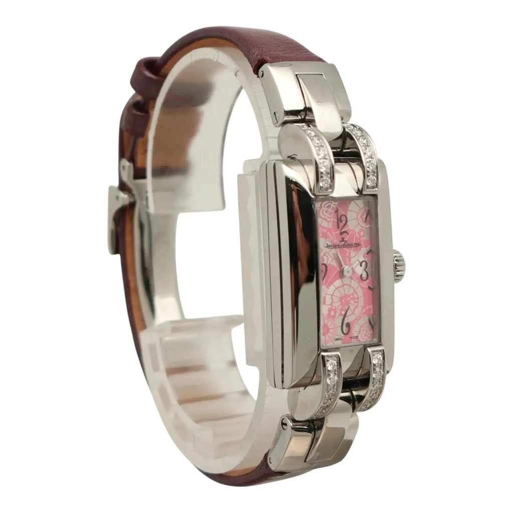 View Of Opposite Crown Facing Side Of Jaeger-LeCoultre 460.8.08 Stainless Steel Watch Pre Owned Condition