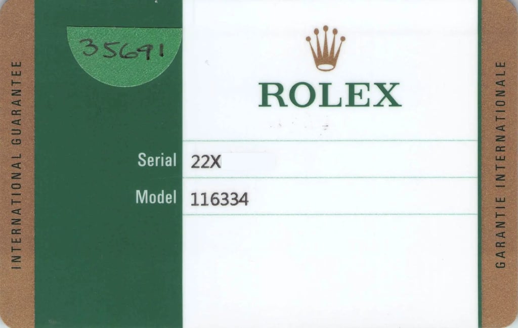 7th image of Rolex 116334 BKRIO Wristwatch, PreOwned condition