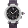 Up Close Front Facing Picture Of Cartier 2324 Stainless Steel Watch Pre Owned Condition