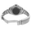 Back View Of Solid Back Case And Open Stainless Steel Band Of Rolex 116660 Watch Pre Owned Condition