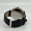 Back View Of Snap Back Case And Closed Leather Band Of Mondaine MH1.R2210.LB Watch Display Model Condition