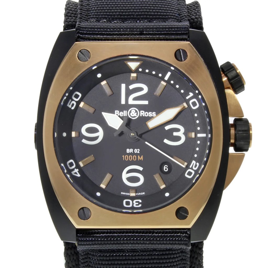 2nd image of Bell & Ross BR02‑PINKGOLD‑CA Wristwatch, PreOwned condition