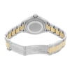 Back View Of {Caseback} Back Case And Open Stainless and Solid Gold Band Of Rolex 16623 Watch Pre Owned Condition