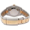 Back View Of Solid Back Case And Closed Stainless Steel,Yellow Gold Band Of Rolex 126333G Watch Pre Owned Condition