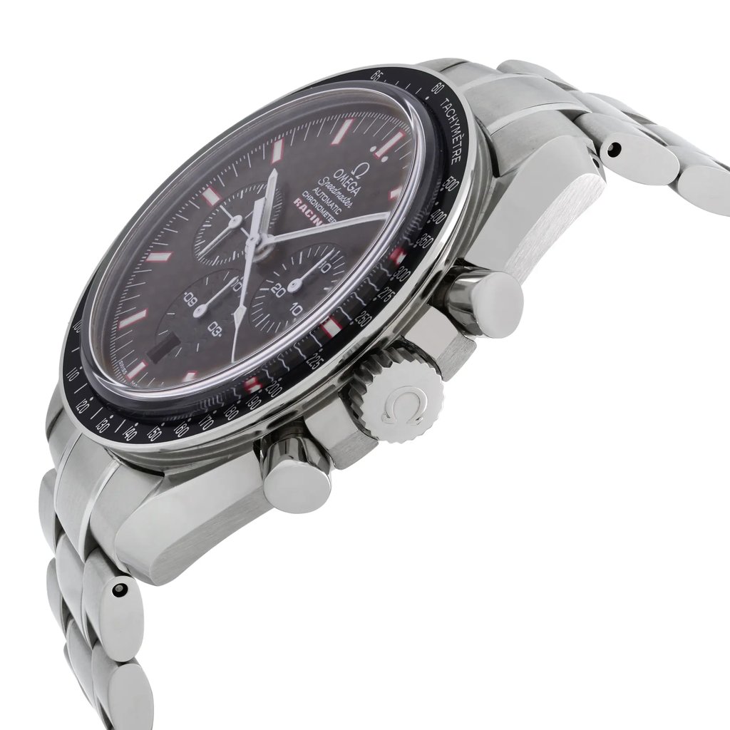 View Of Crown Facing Side Of OMEGA 3552.59.00 Stainless Steel Watch Pre Owned Condition