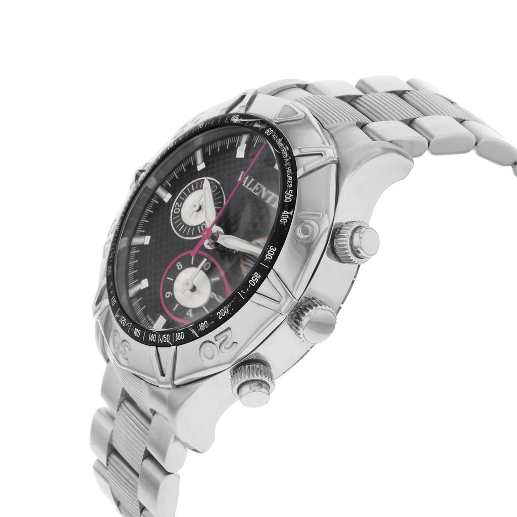 View Of Crown Facing Side Of Valentino V40LCQ9909-S099 Stainless Steel Watch Pre Owned Condition