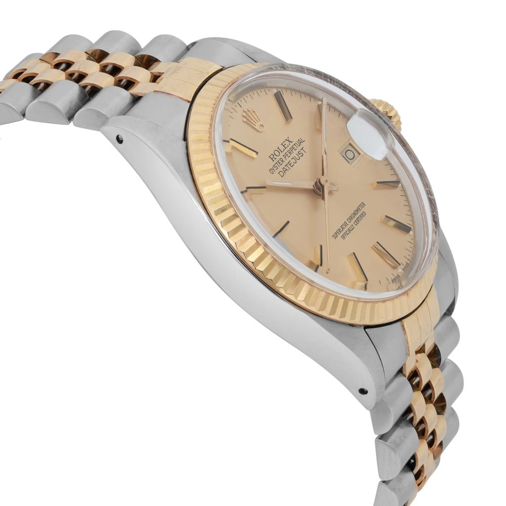 View Of Opposite Crown Facing Side Of Rolex 16013 Stainless Steel Watch Pre Owned Condition