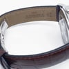 Back View Of Exhibition Back Case And Closed Leather Band Of Tissot T065.430.16.031.00 Watch Pre Owned Condition